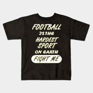 Football quarterback girls team women Kids T-Shirt